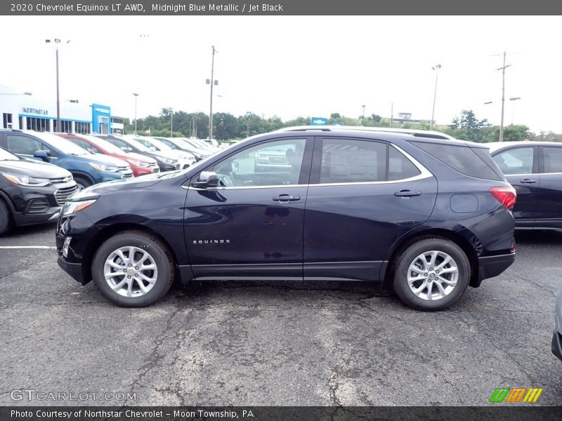 Midnight Blue Metallic / Jet Black 2020 Chevrolet Equinox LT AWD
