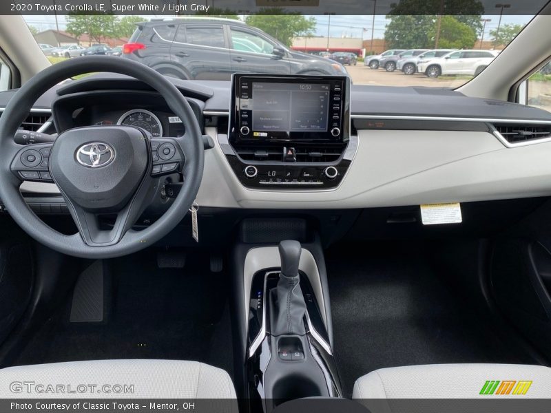  2020 Corolla LE Light Gray Interior