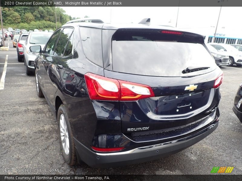 Midnight Blue Metallic / Jet Black 2020 Chevrolet Equinox LT AWD