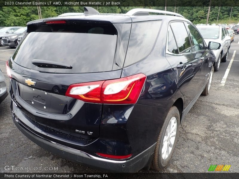 Midnight Blue Metallic / Jet Black 2020 Chevrolet Equinox LT AWD
