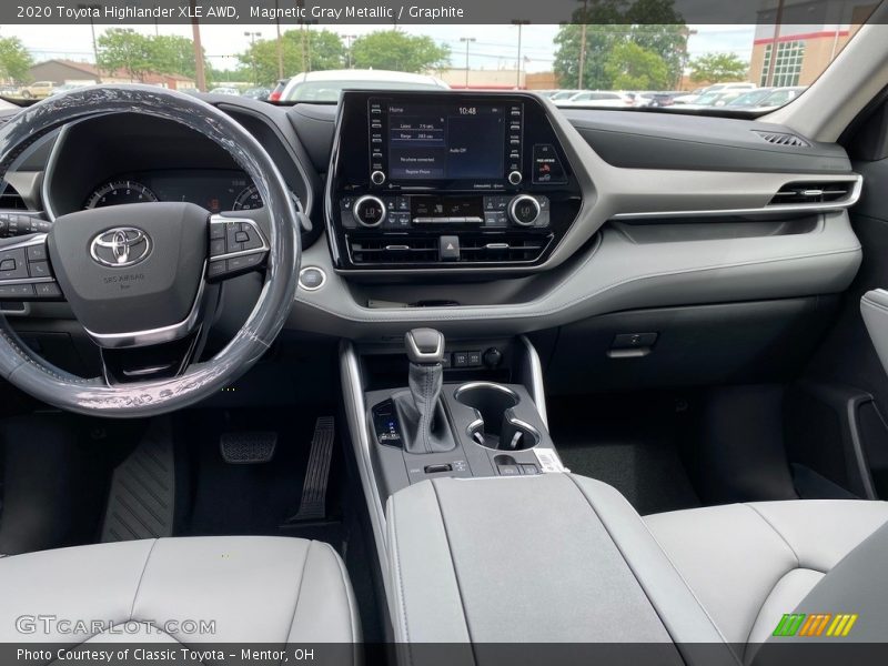 Magnetic Gray Metallic / Graphite 2020 Toyota Highlander XLE AWD