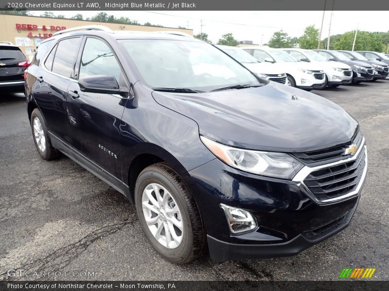 Midnight Blue Metallic / Jet Black 2020 Chevrolet Equinox LT AWD
