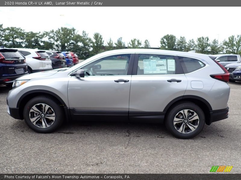 Lunar Silver Metallic / Gray 2020 Honda CR-V LX AWD