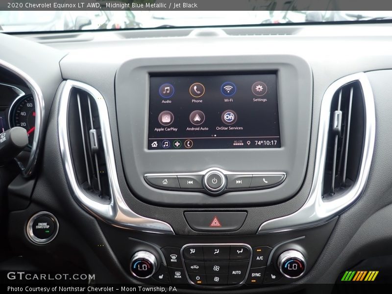 Midnight Blue Metallic / Jet Black 2020 Chevrolet Equinox LT AWD