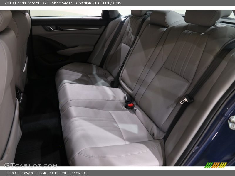Rear Seat of 2018 Accord EX-L Hybrid Sedan
