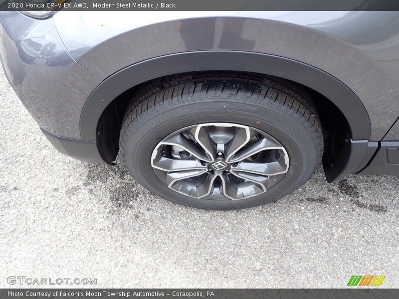 Modern Steel Metallic / Black 2020 Honda CR-V EX AWD