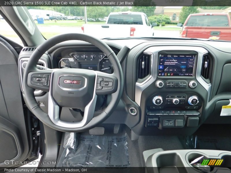 Carbon Black Metallic / Jet Black 2020 GMC Sierra 1500 SLE Crew Cab 4WD