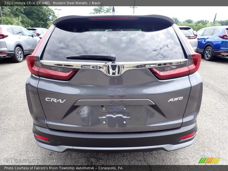 Modern Steel Metallic / Black 2020 Honda CR-V EX AWD
