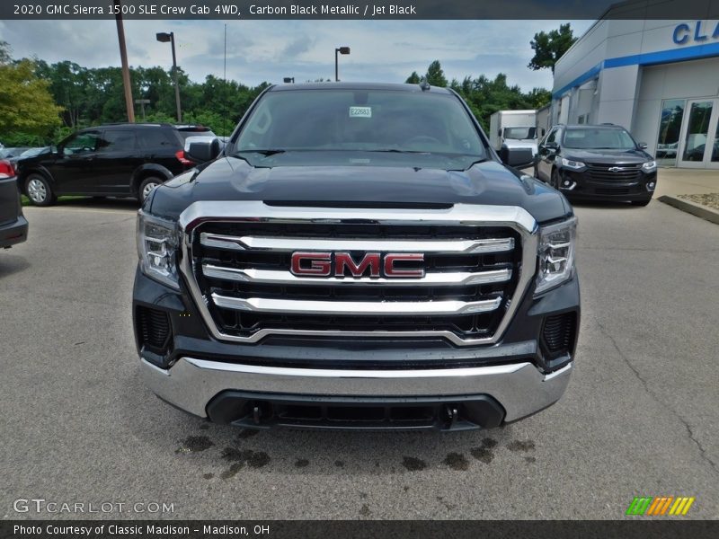 Carbon Black Metallic / Jet Black 2020 GMC Sierra 1500 SLE Crew Cab 4WD
