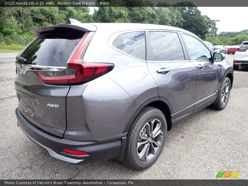 Modern Steel Metallic / Black 2020 Honda CR-V EX AWD