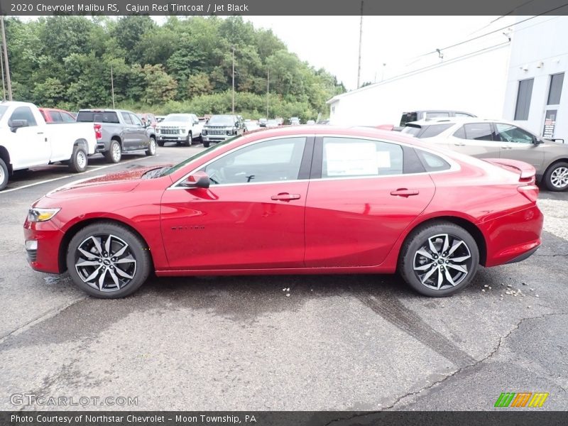 Cajun Red Tintcoat / Jet Black 2020 Chevrolet Malibu RS
