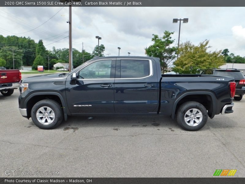 Carbon Black Metallic / Jet Black 2020 GMC Sierra 1500 SLE Crew Cab 4WD