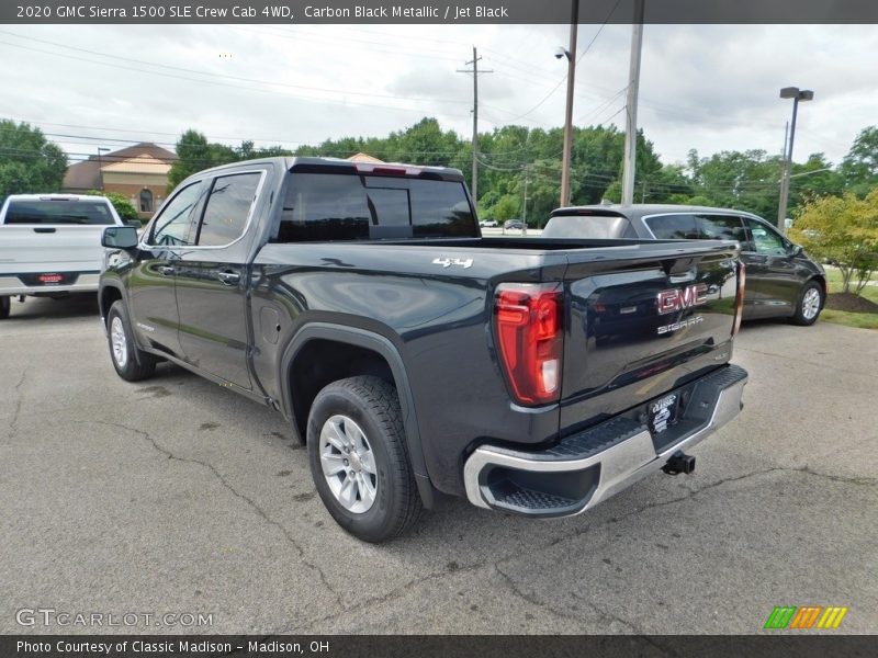 Carbon Black Metallic / Jet Black 2020 GMC Sierra 1500 SLE Crew Cab 4WD