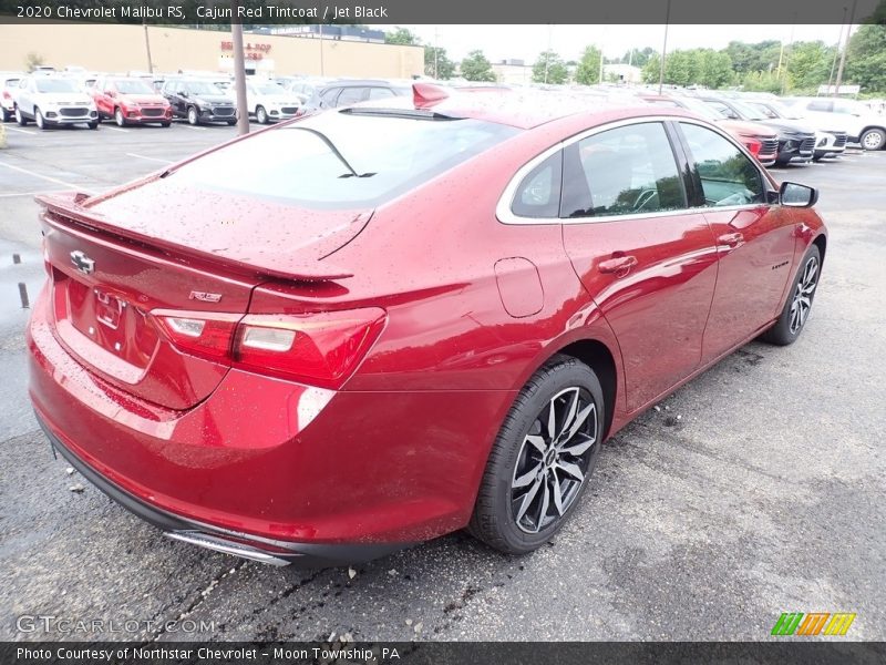 Cajun Red Tintcoat / Jet Black 2020 Chevrolet Malibu RS