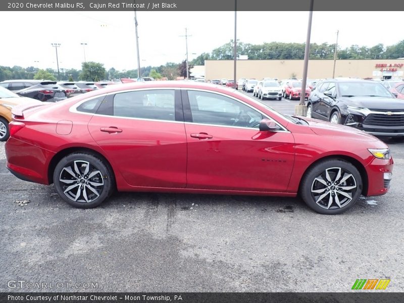 Cajun Red Tintcoat / Jet Black 2020 Chevrolet Malibu RS