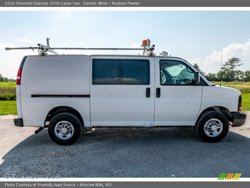 Summit White / Medium Pewter 2010 Chevrolet Express 3500 Cargo Van