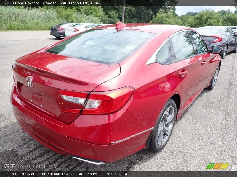 San Marino Red / Gray 2020 Honda Accord EX Sedan