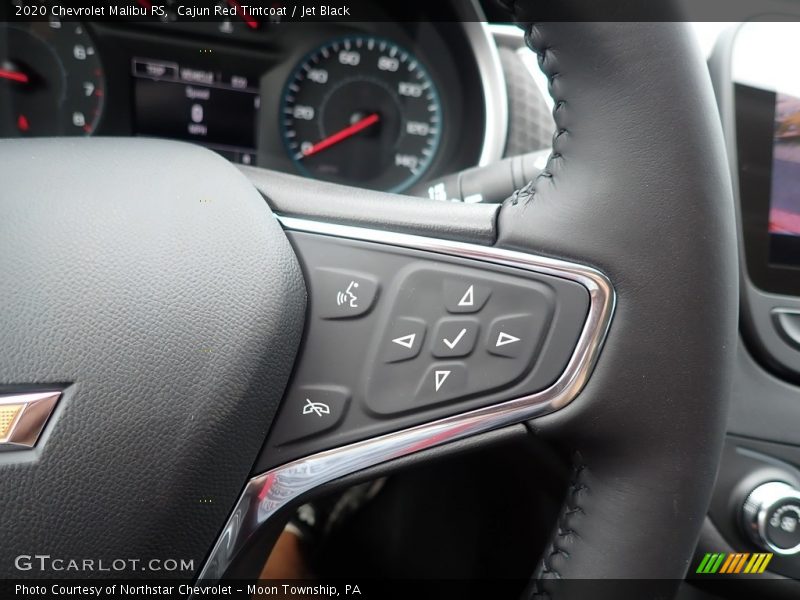 Cajun Red Tintcoat / Jet Black 2020 Chevrolet Malibu RS