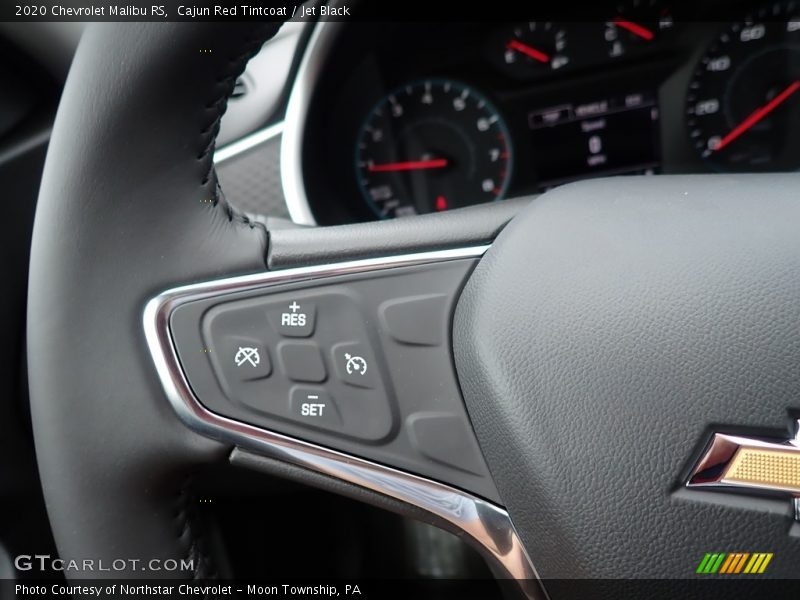 Cajun Red Tintcoat / Jet Black 2020 Chevrolet Malibu RS