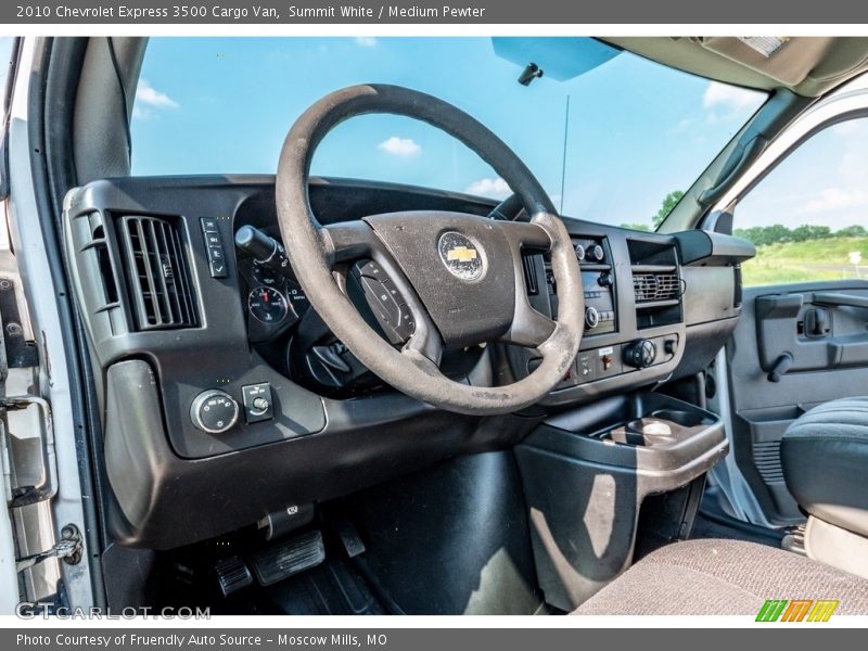 Summit White / Medium Pewter 2010 Chevrolet Express 3500 Cargo Van