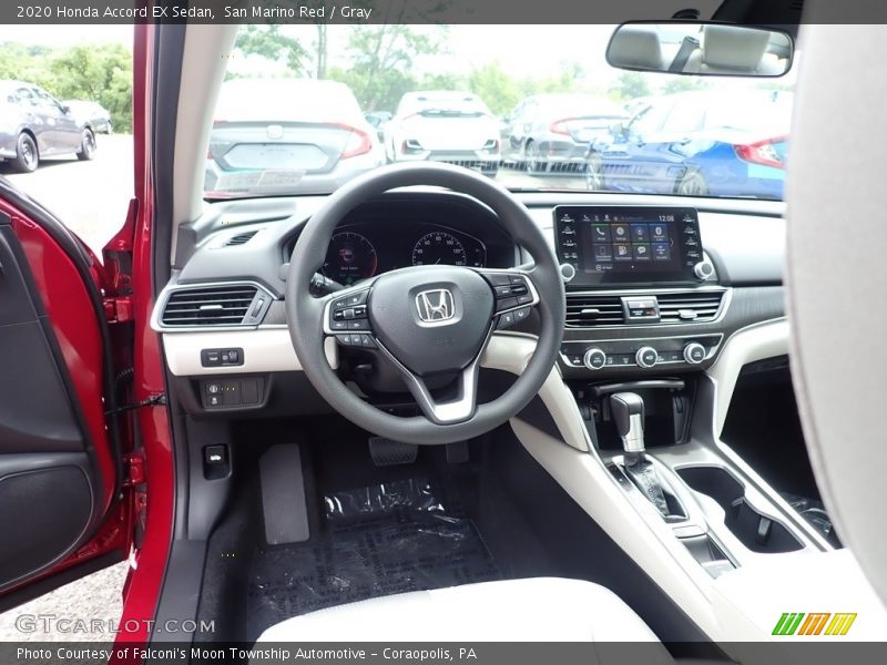 San Marino Red / Gray 2020 Honda Accord EX Sedan