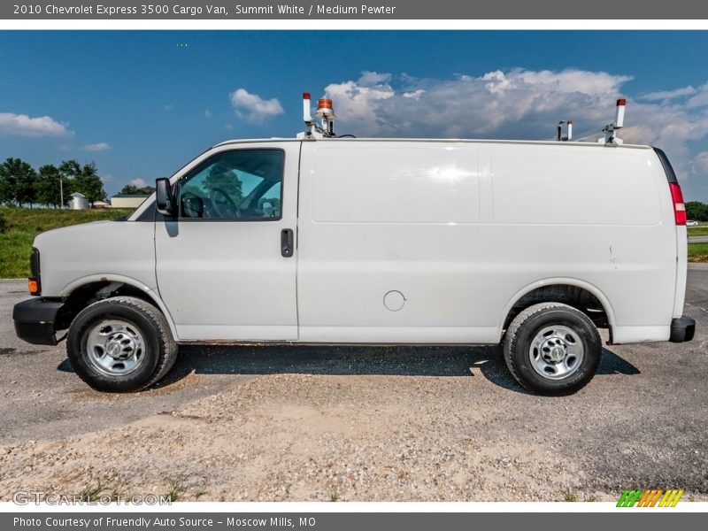 Summit White / Medium Pewter 2010 Chevrolet Express 3500 Cargo Van