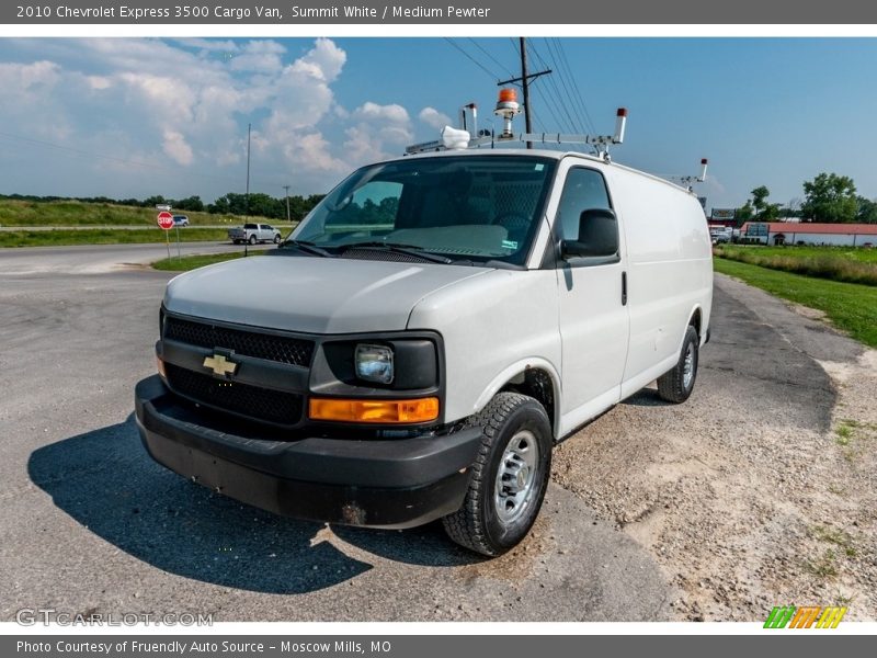 Summit White / Medium Pewter 2010 Chevrolet Express 3500 Cargo Van