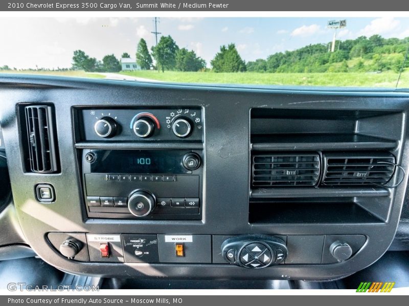 Summit White / Medium Pewter 2010 Chevrolet Express 3500 Cargo Van