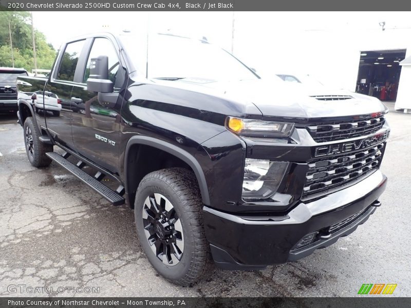 Black / Jet Black 2020 Chevrolet Silverado 2500HD Custom Crew Cab 4x4