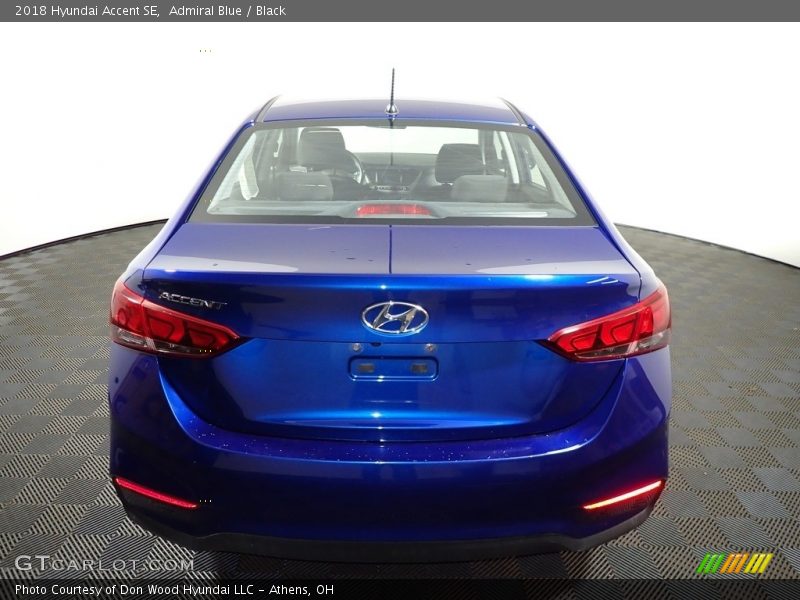 Admiral Blue / Black 2018 Hyundai Accent SE