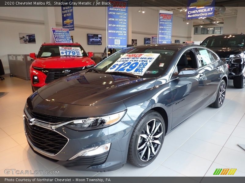 Shadow Gray Metallic / Jet Black 2020 Chevrolet Malibu RS