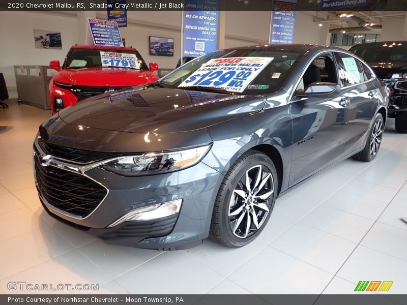 Shadow Gray Metallic / Jet Black 2020 Chevrolet Malibu RS