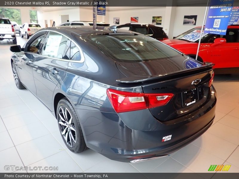 Shadow Gray Metallic / Jet Black 2020 Chevrolet Malibu RS