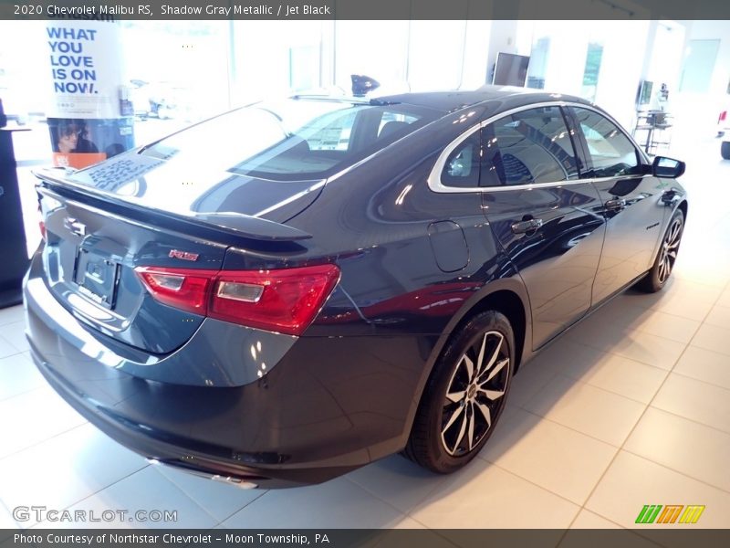 Shadow Gray Metallic / Jet Black 2020 Chevrolet Malibu RS