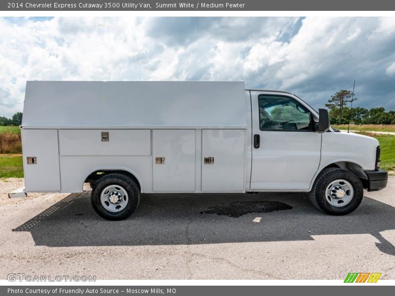  2014 Express Cutaway 3500 Utility Van Summit White