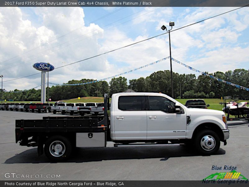  2017 F350 Super Duty Lariat Crew Cab 4x4 Chassis White Platinum