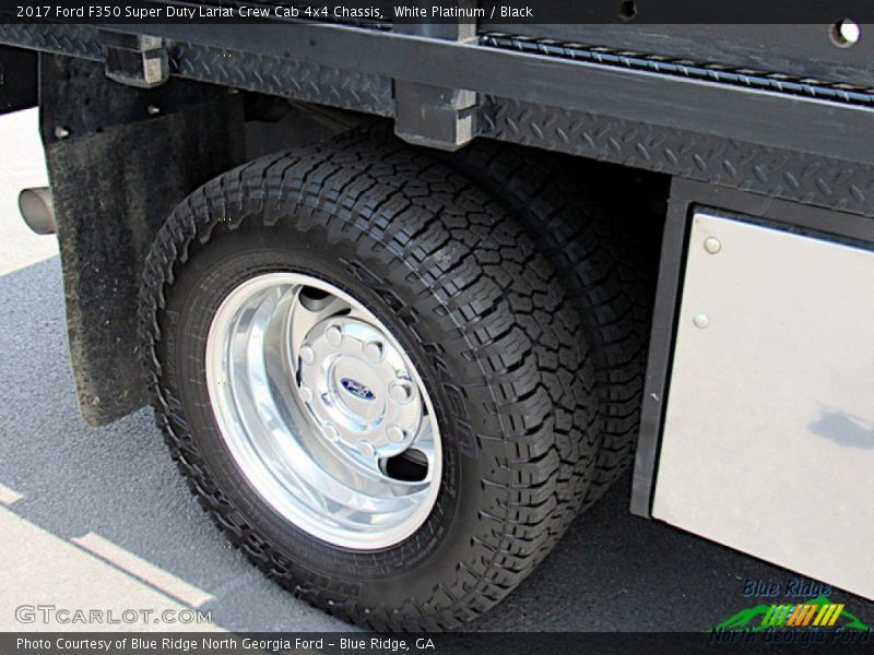 White Platinum / Black 2017 Ford F350 Super Duty Lariat Crew Cab 4x4 Chassis