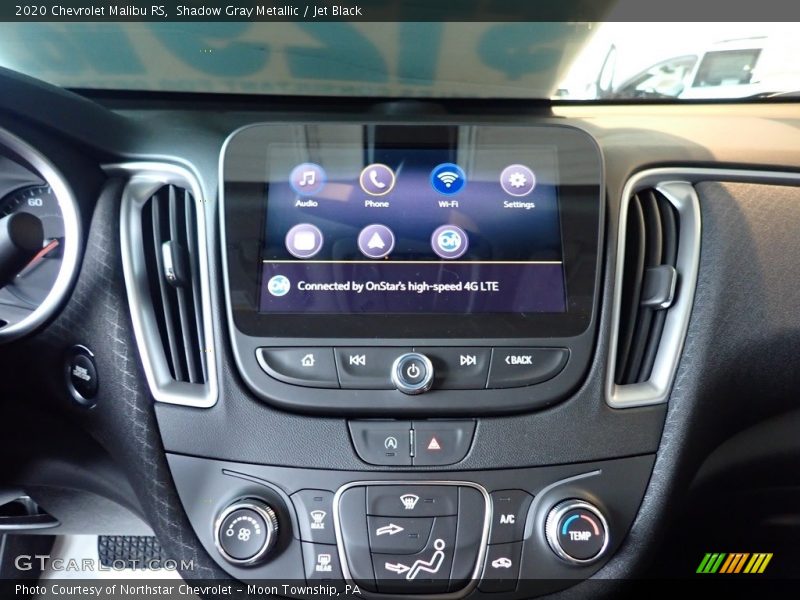 Shadow Gray Metallic / Jet Black 2020 Chevrolet Malibu RS