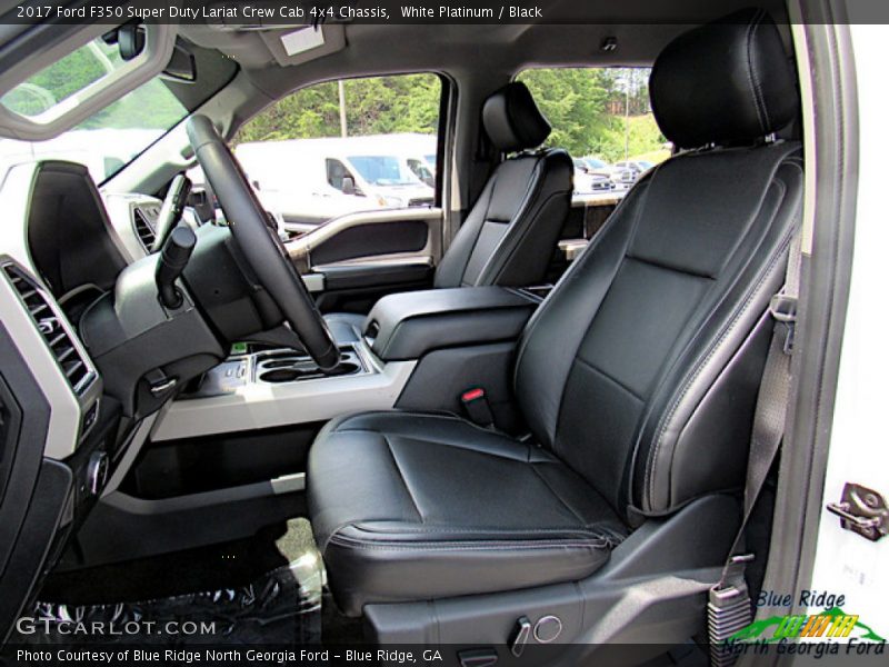  2017 F350 Super Duty Lariat Crew Cab 4x4 Chassis Black Interior