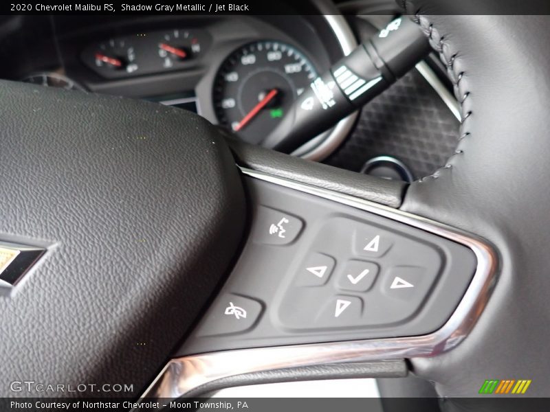 Shadow Gray Metallic / Jet Black 2020 Chevrolet Malibu RS