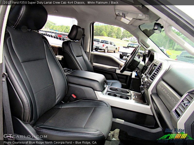 White Platinum / Black 2017 Ford F350 Super Duty Lariat Crew Cab 4x4 Chassis
