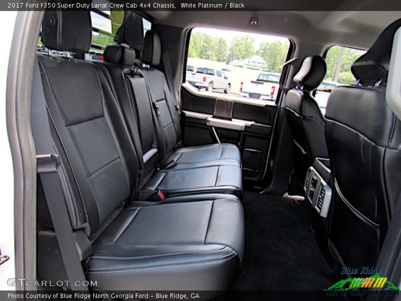 Rear Seat of 2017 F350 Super Duty Lariat Crew Cab 4x4 Chassis