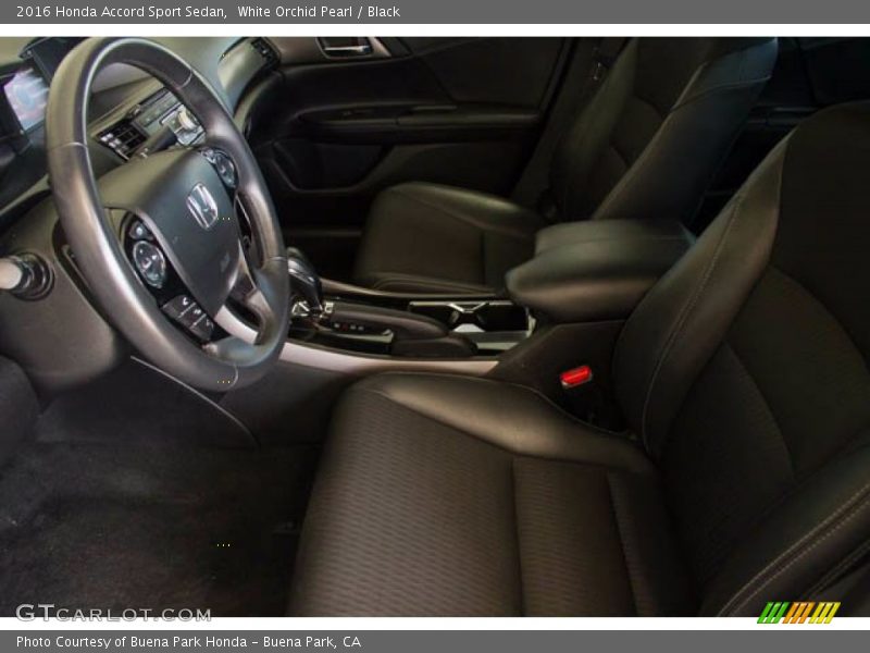 White Orchid Pearl / Black 2016 Honda Accord Sport Sedan