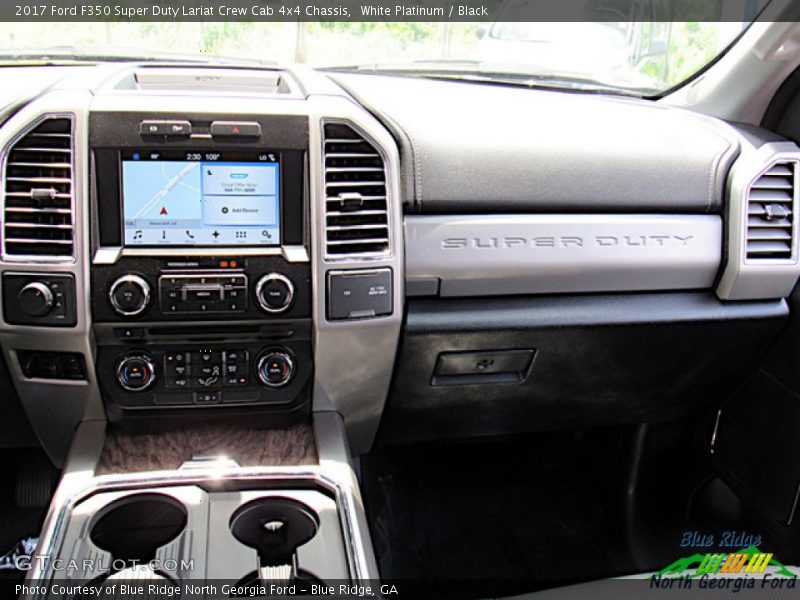 White Platinum / Black 2017 Ford F350 Super Duty Lariat Crew Cab 4x4 Chassis