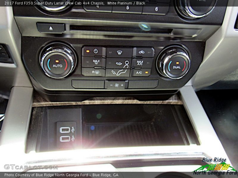 White Platinum / Black 2017 Ford F350 Super Duty Lariat Crew Cab 4x4 Chassis