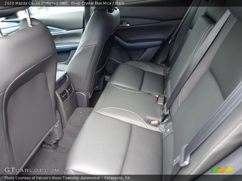 Deep Crystal Blue Mica / Black 2020 Mazda CX-30 Preferred AWD