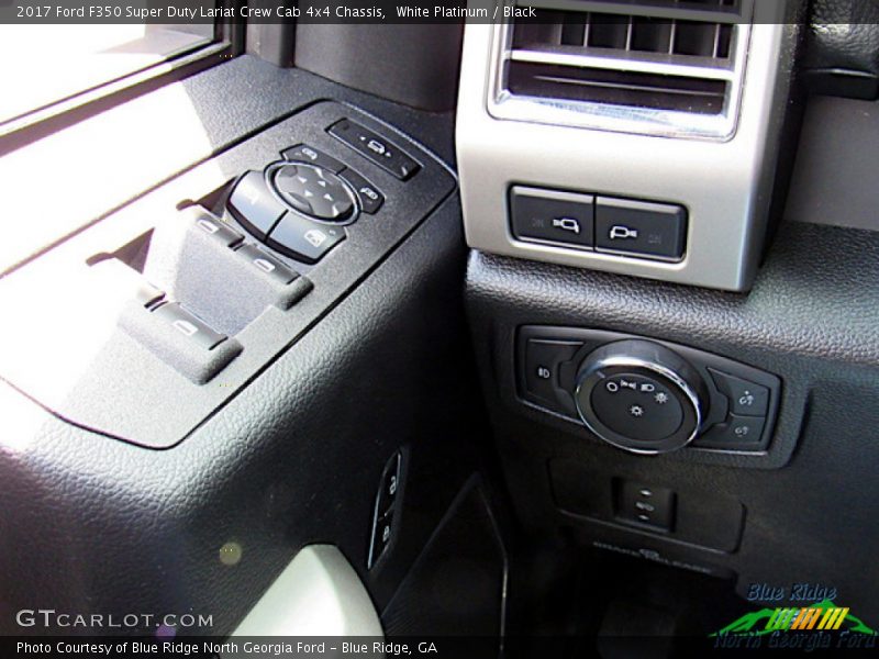 White Platinum / Black 2017 Ford F350 Super Duty Lariat Crew Cab 4x4 Chassis