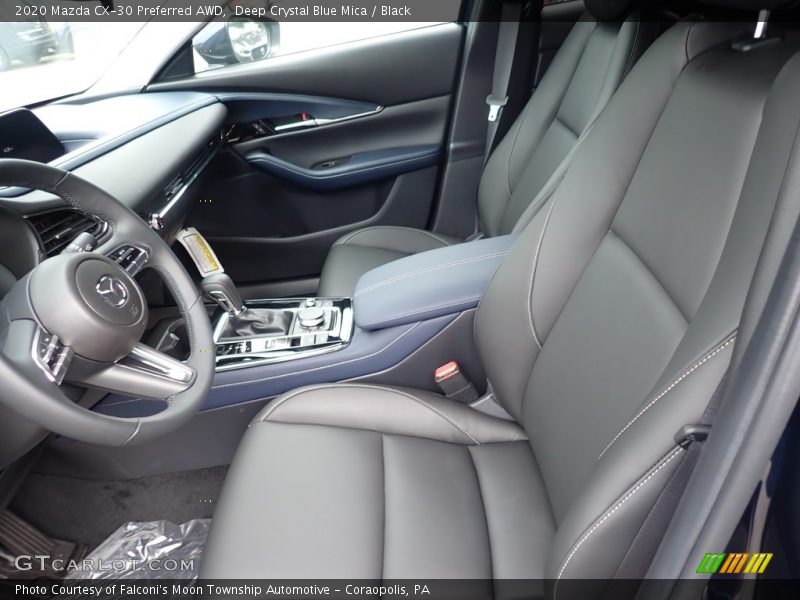 Deep Crystal Blue Mica / Black 2020 Mazda CX-30 Preferred AWD