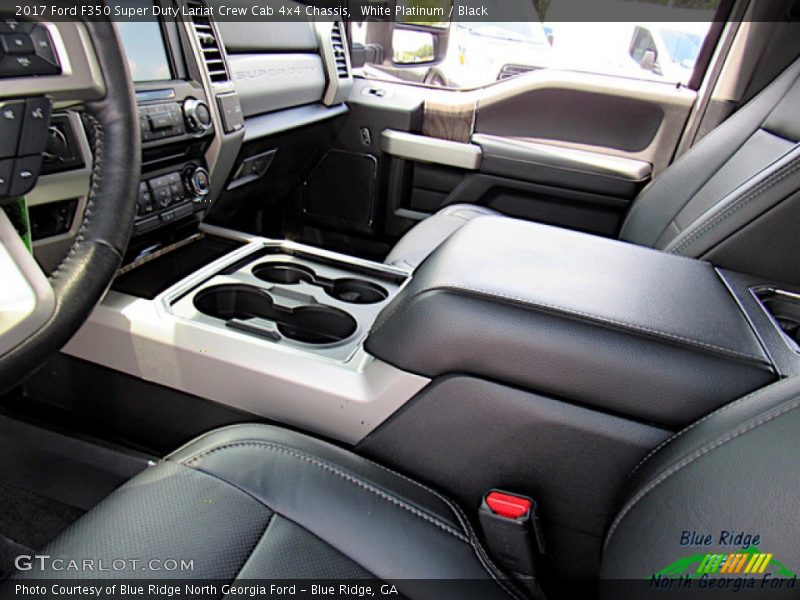 White Platinum / Black 2017 Ford F350 Super Duty Lariat Crew Cab 4x4 Chassis