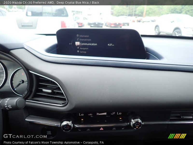 Deep Crystal Blue Mica / Black 2020 Mazda CX-30 Preferred AWD